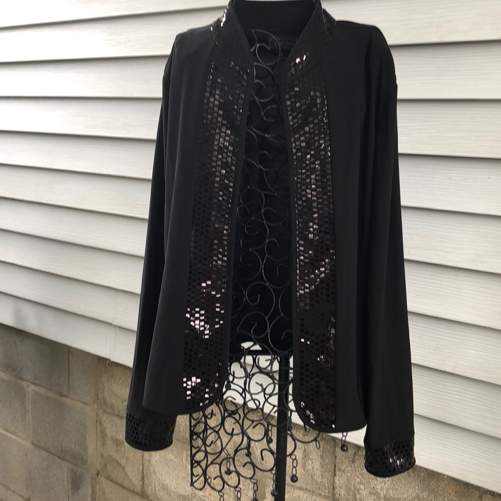 Sequined jacket ( zippered )